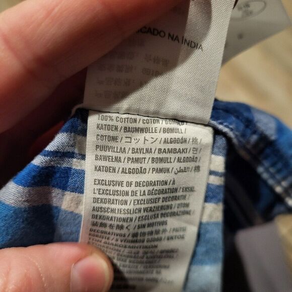 Hollister Button Down Long Sleeve Plaid Shirt Men's Size Small - Picture 7 of 7